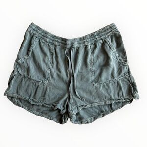 O'NEILL Francina Woven Pull-On Shorts Lightweight Short Women Pockets Size S